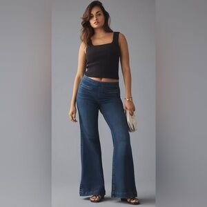 Pilcro jeans retro low rise pull on flare leg jeans‎ size 31